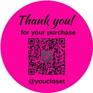 50 QR CODE STICKERS 100  2” Colorful QR  Stickers.